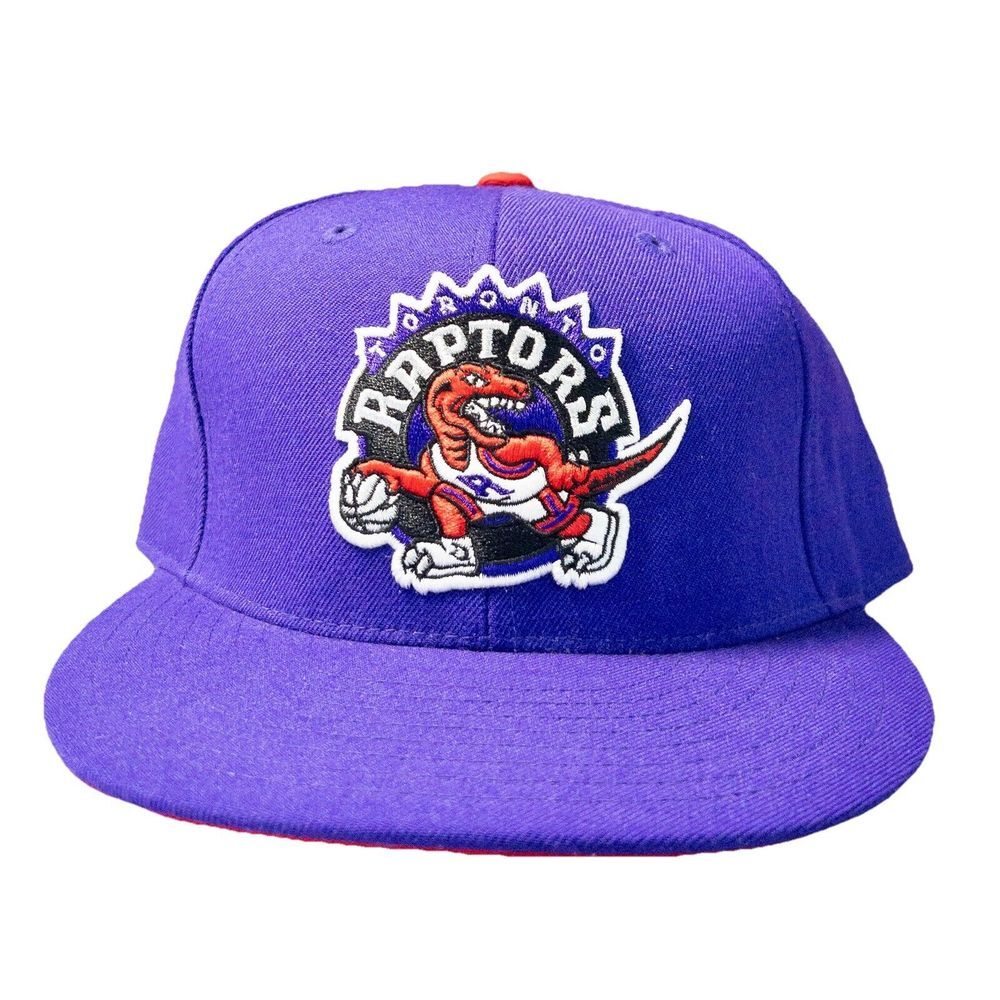 Michell Ness Toronto Raptors Fitted Wool Hat Size 7‎ 1/4